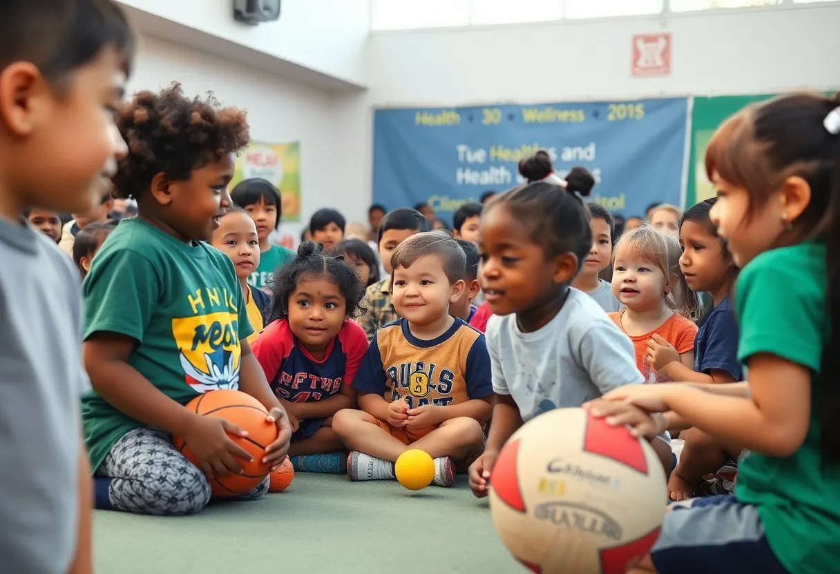 Community event promoting inclusivity and sports among diverse youth.