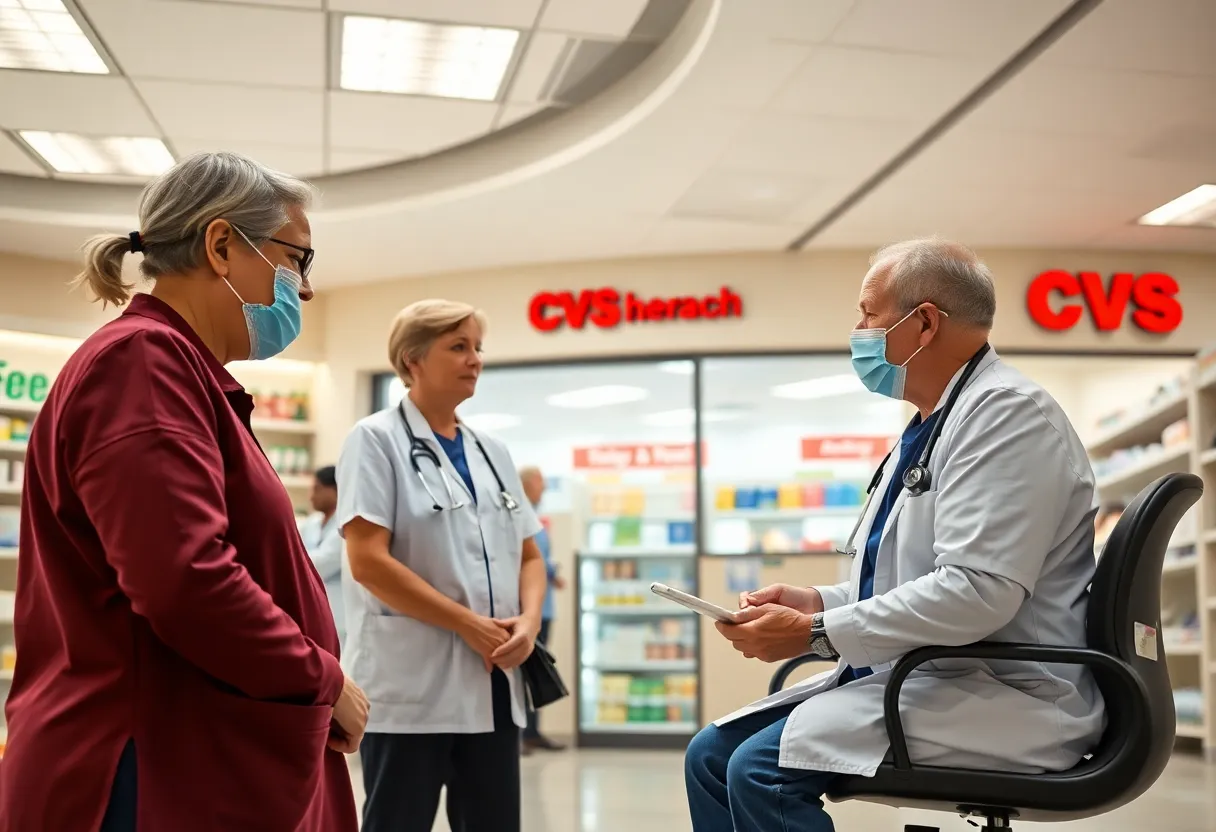 CVS Health pharmacy and clinic for seniors in Dallas