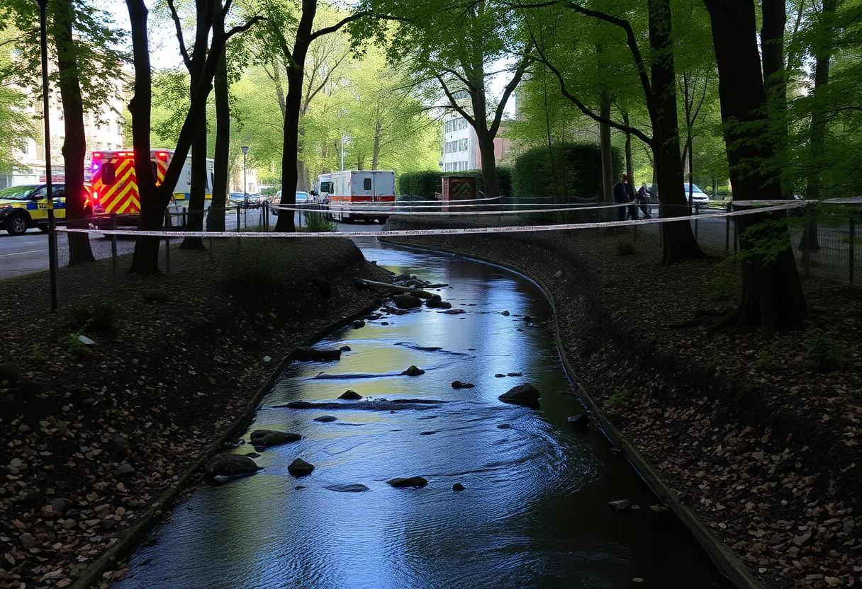 Police investigating a creek in Dallas after body discovery