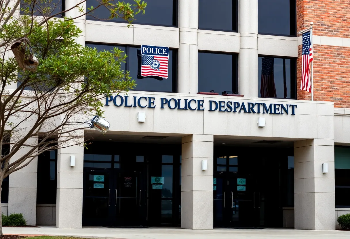 Exterior view of the Dallas Police Department building.