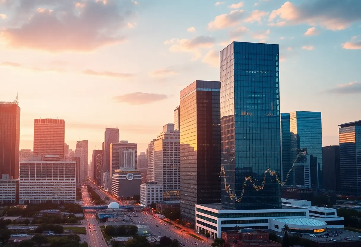 Vibrant skyline of Dallas showcasing innovation in financial technology