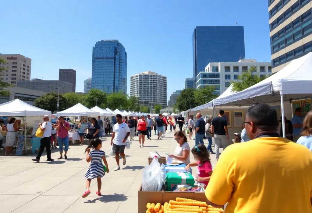 Families enjoying various events in Dallas, TX