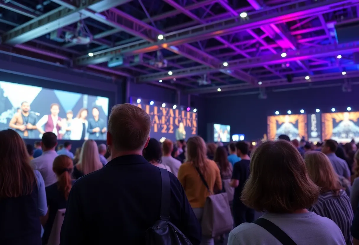 Crowd enjoying the Denton Black Film Festival