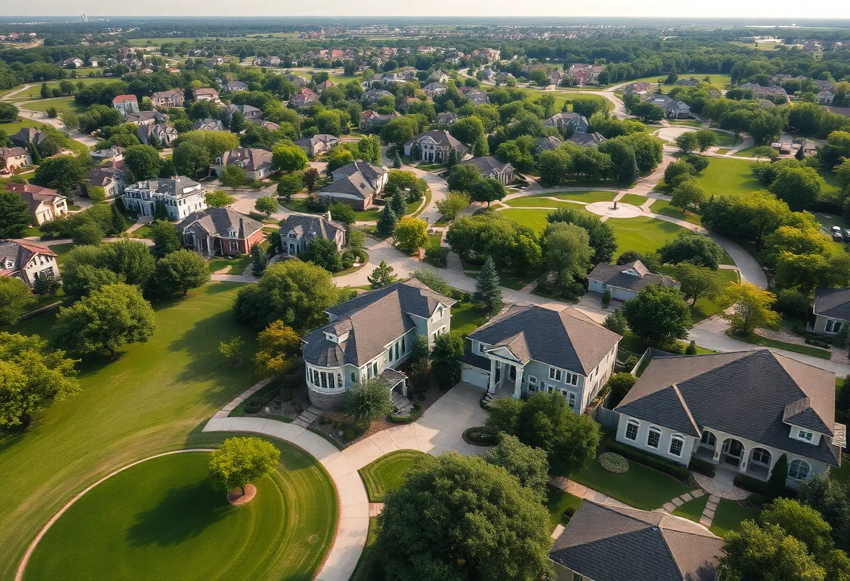 Luxurious homes in Dallas's new million-dollar neighborhood