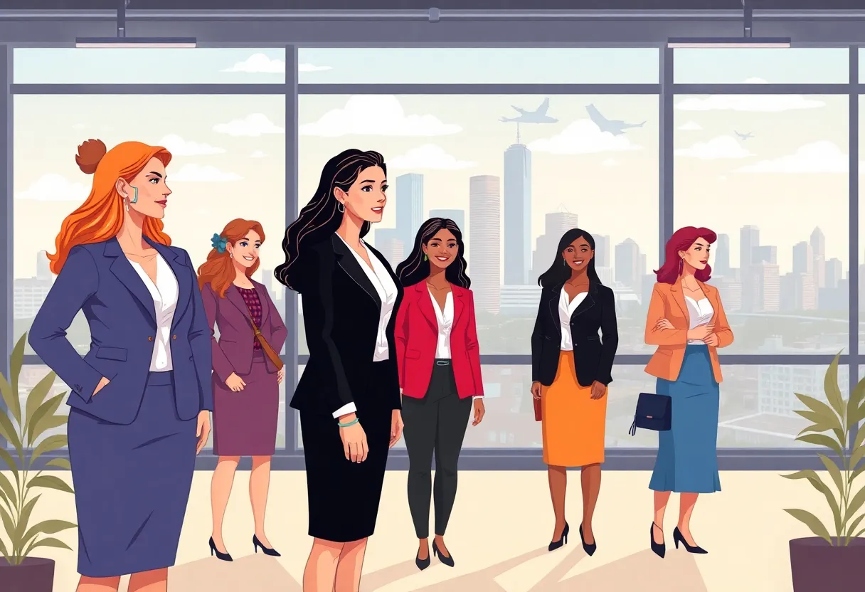 Diverse women representing empowerment and equality in Dallas-Fort Worth workplace
