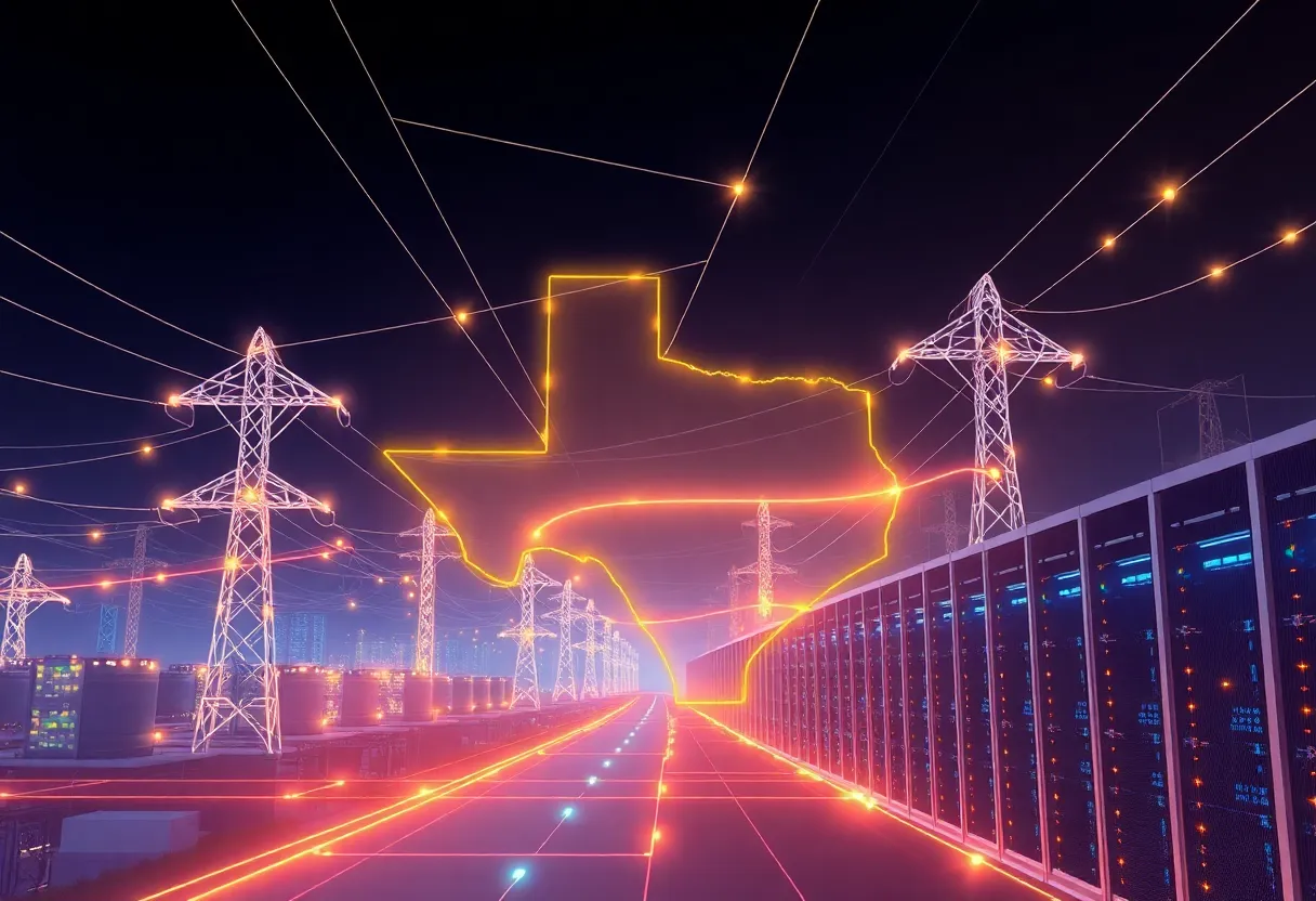 Integration of data centers into Texas power grid