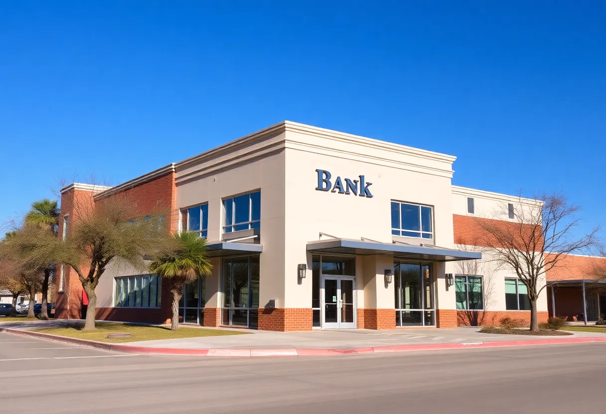 Exterior view of a bank building symbolizing Fifth Third Bancorp and Comerica merger.