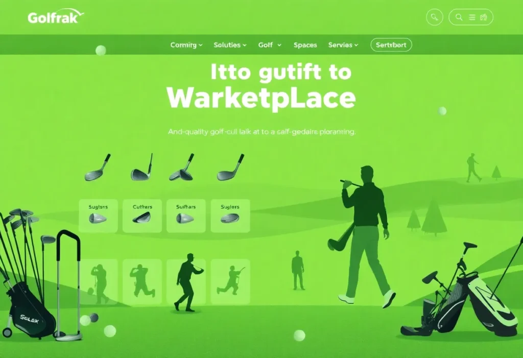 Golf enthusiasts exploring the AI-powered marketplace for golf equipment at Golfstix.