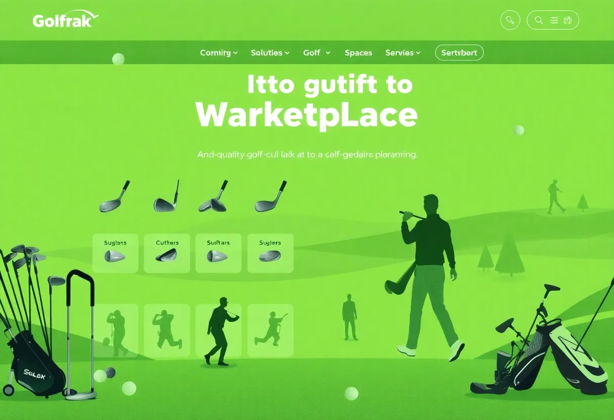 Golf enthusiasts exploring the AI-powered marketplace for golf equipment at Golfstix.