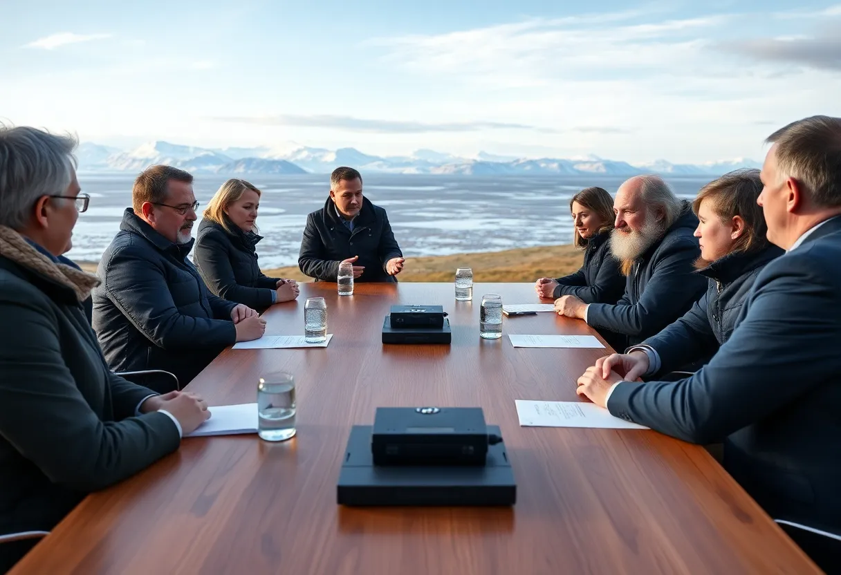 Diplomatic meeting about Greenland's Arctic security