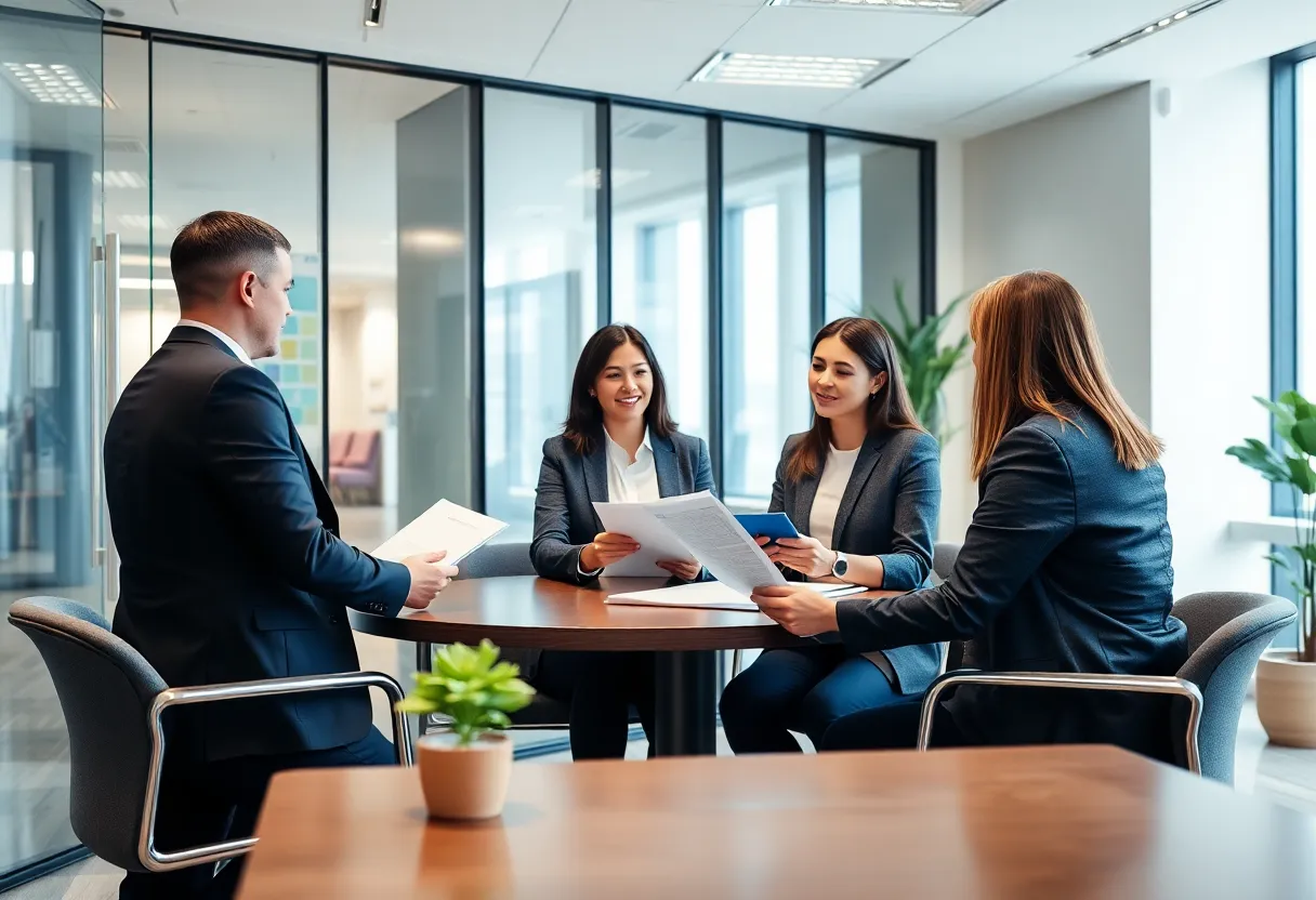 Professionals at Gregory Law Group strategizing tax services