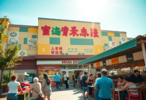 Rendering of the upcoming H Mart store in Austin, Texas