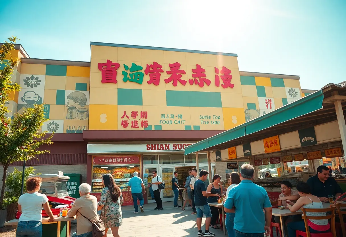Rendering of the upcoming H Mart store in Austin, Texas