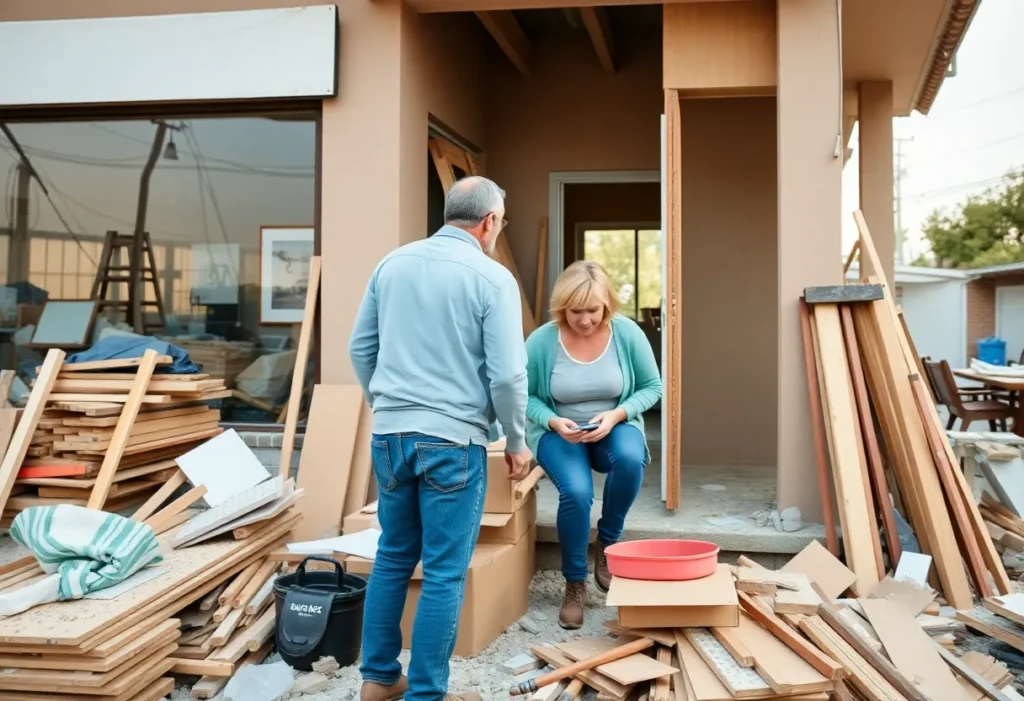 Couple rebuilding home and business after floods in Ingram, Texas