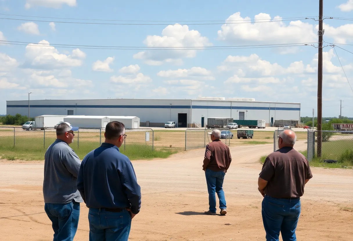 Industrial warehouse in Hutchins, Texas