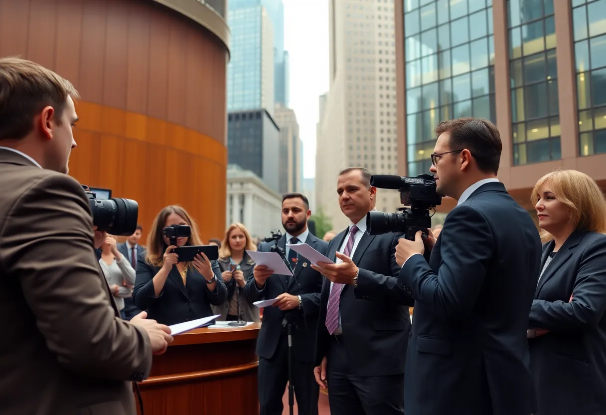 Courtroom discussion about media contracts