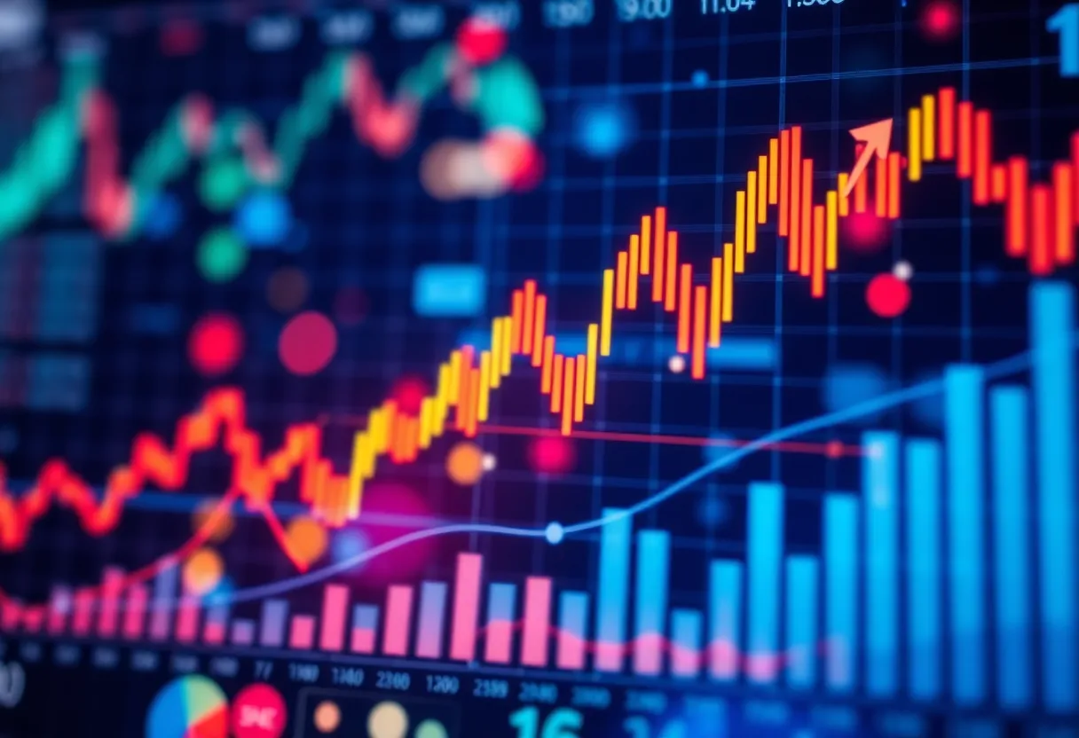 Visual representation of financial analysis and market insights.