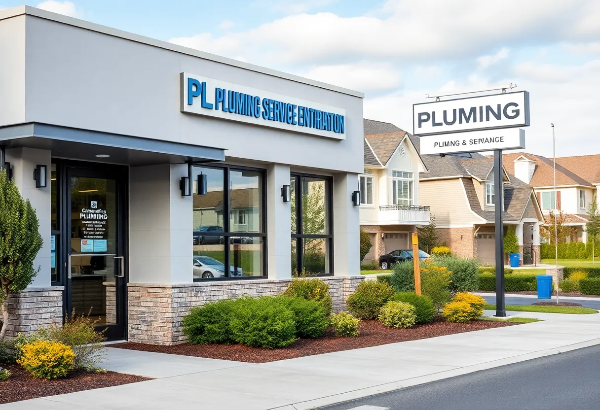 Exterior view of Mother Modern Plumbing facility in Plano, TX