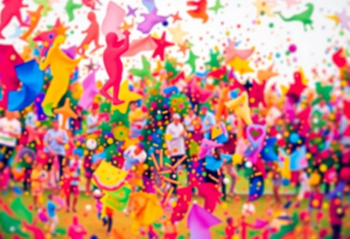 Abstract representation of golf community and leadership