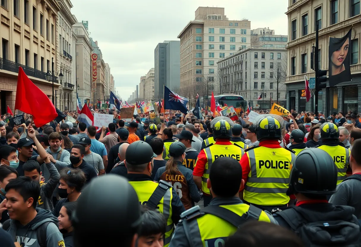 Protests occurring in Minnesota over immigration enforcement