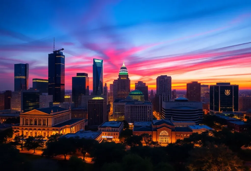 Sunflower Bank leadership representation in Texas cities.