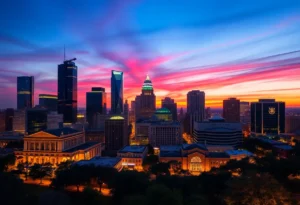 Sunflower Bank leadership representation in Texas cities.