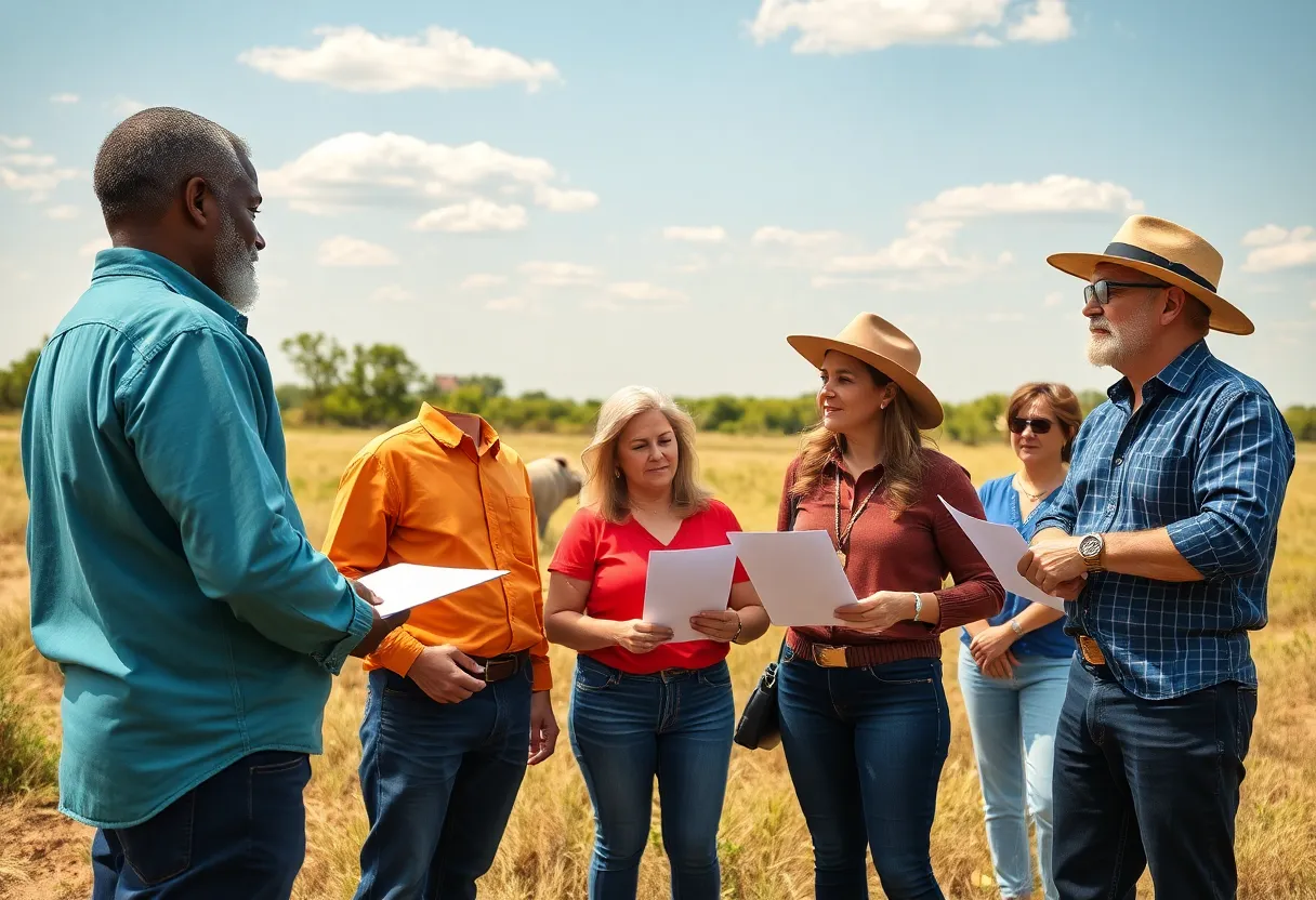 Texas Democratic Party campaigners strategizing in the state.