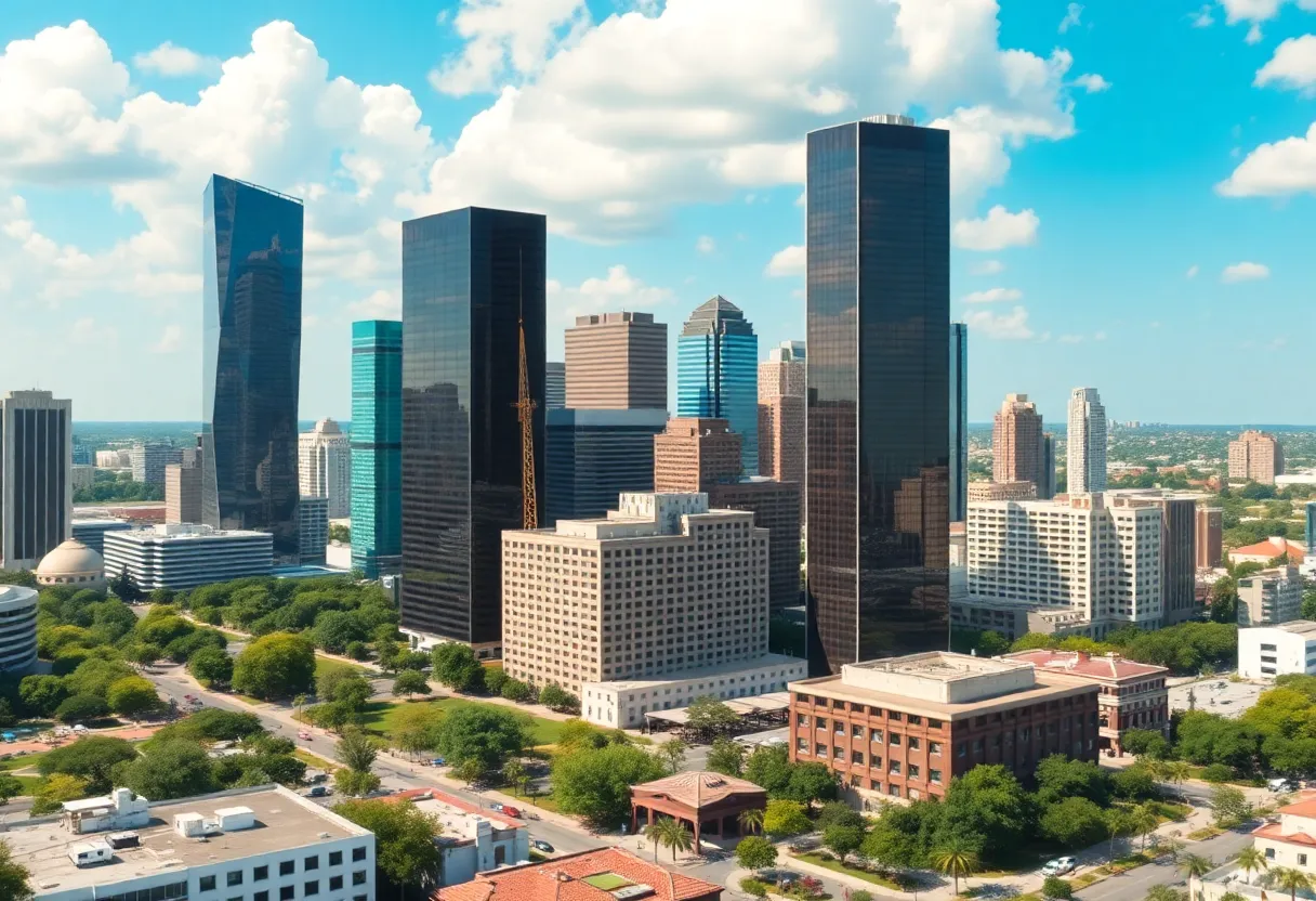 Cityscape of Texas showcasing economic growth