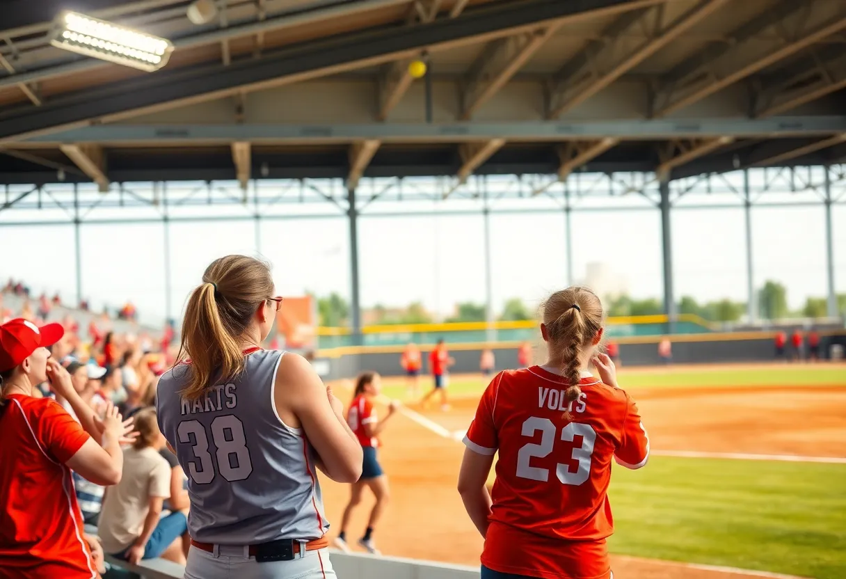Softball game featuring Texas Volts at Dell Diamond in Round Rock