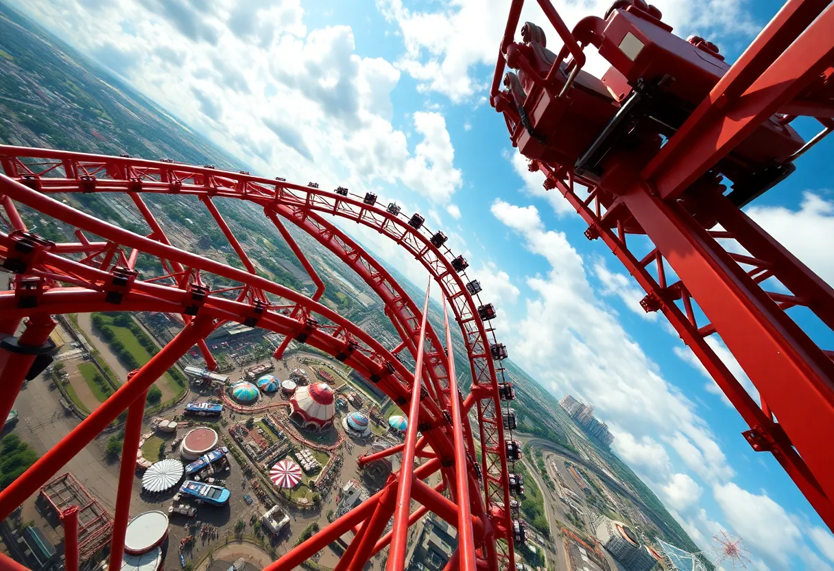 Tormenta Rampaging Run at Six Flags Over Texas
