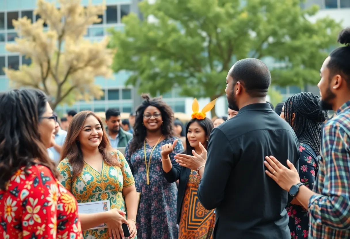 Community members engaging in a leadership dialogue at Toyota's event