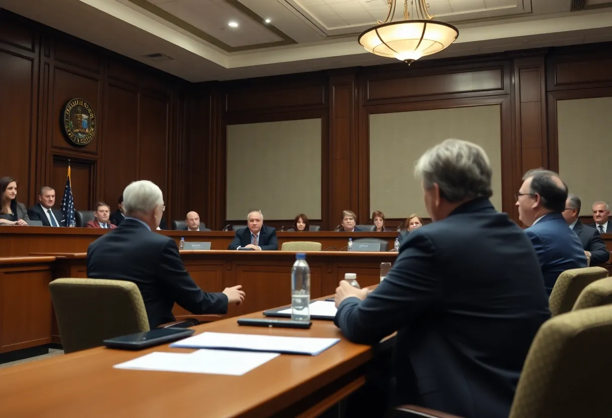 University Park council members discussing DART withdrawal proposal