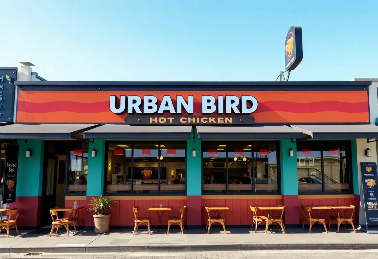 Urban Bird Hot Chicken restaurant in Adelaide, Australia
