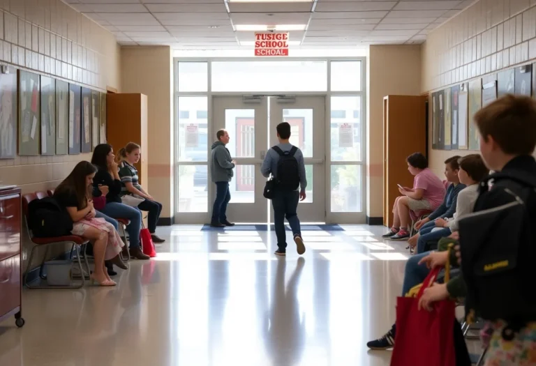 Students inside Arlington school during gas odor incident