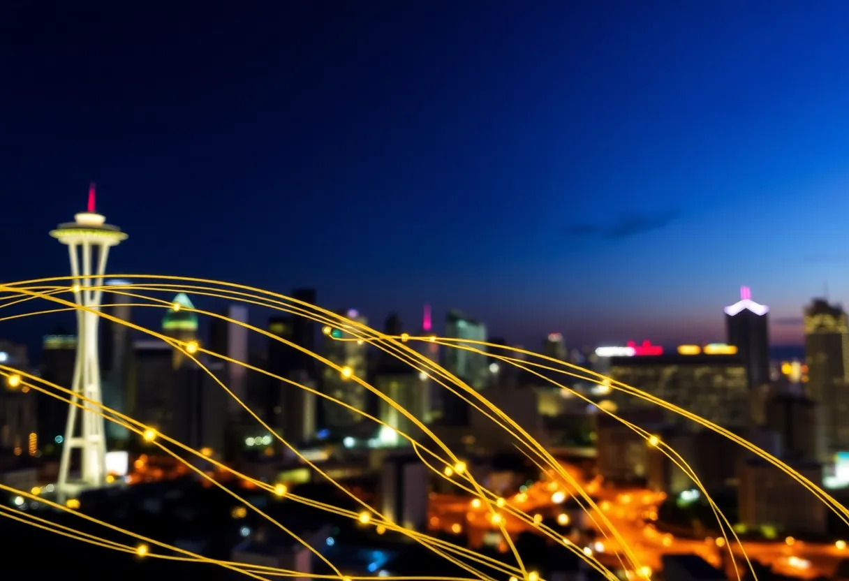 Fiber optic cables symbolizing AT&T's network expansion