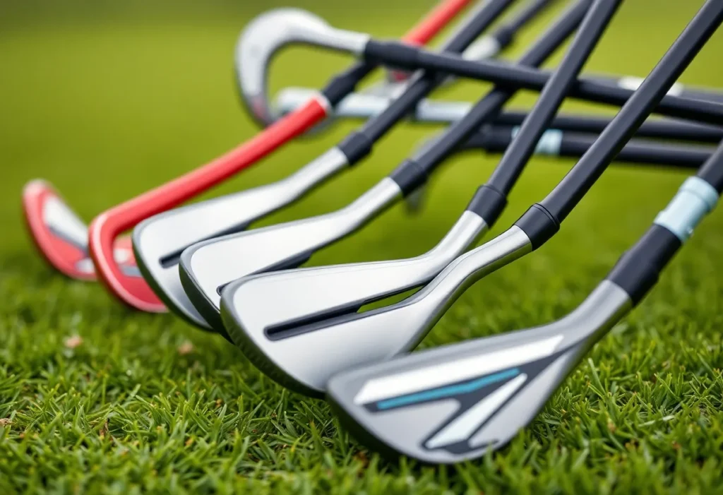 Best hybrid golf clubs for senior golfers showcased on a sunny golf course