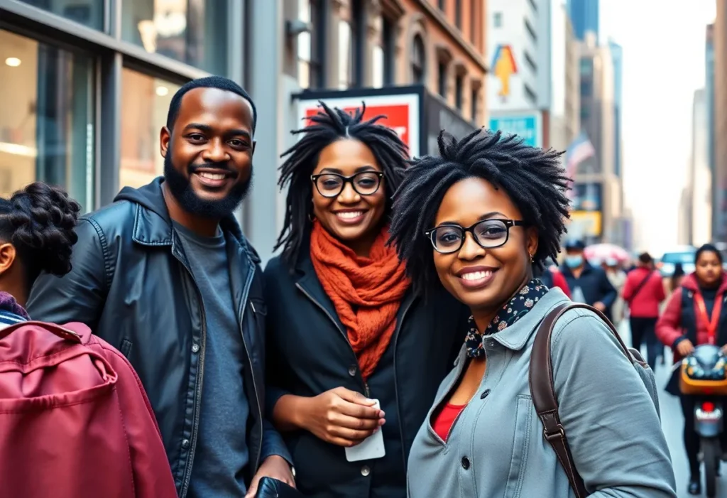 Scene depicting support for Black business ownership in Dallas.