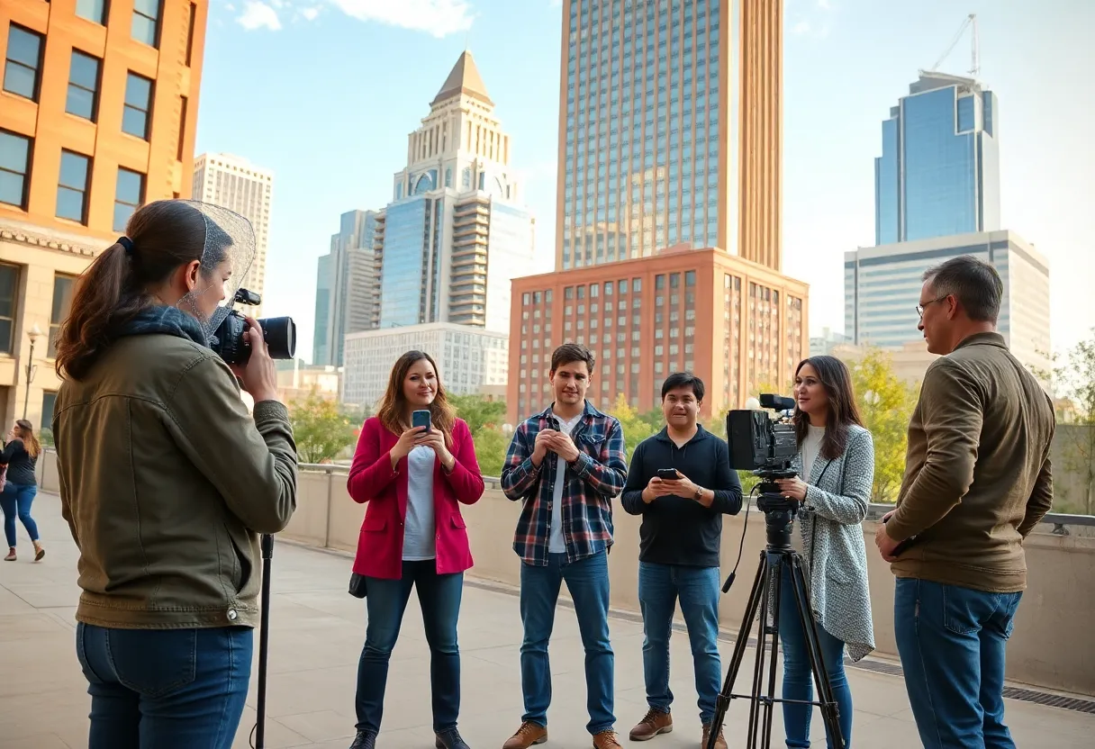 Actors auditioning for casting calls in Dallas for TV shows Lioness and Dutton Ranch.