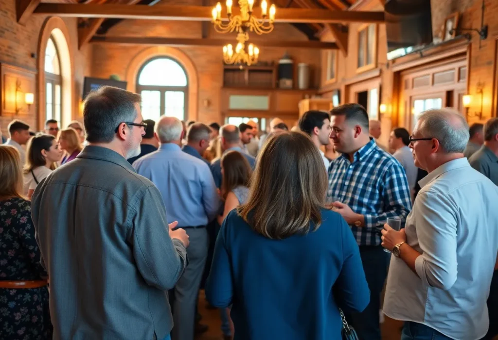Gathering at the Dallas NTCAR Hall of Fame induction ceremony