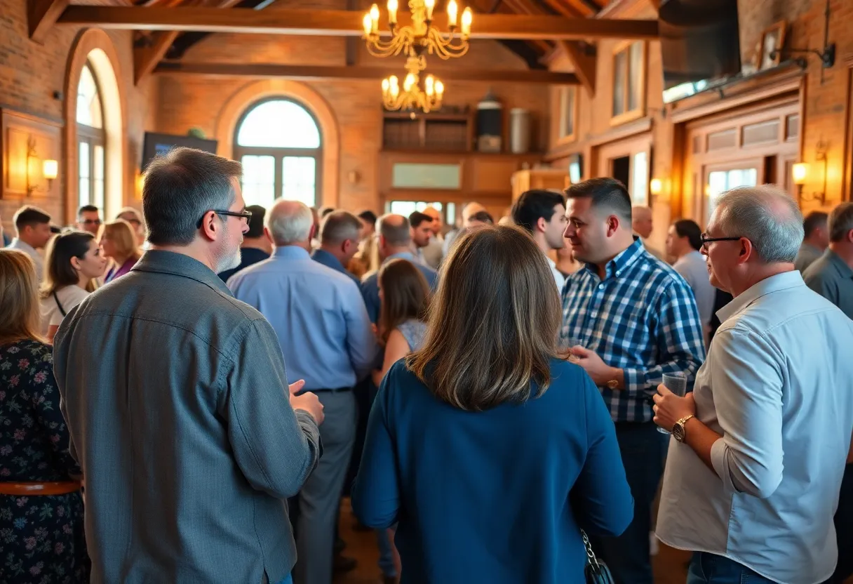 Gathering at the Dallas NTCAR Hall of Fame induction ceremony