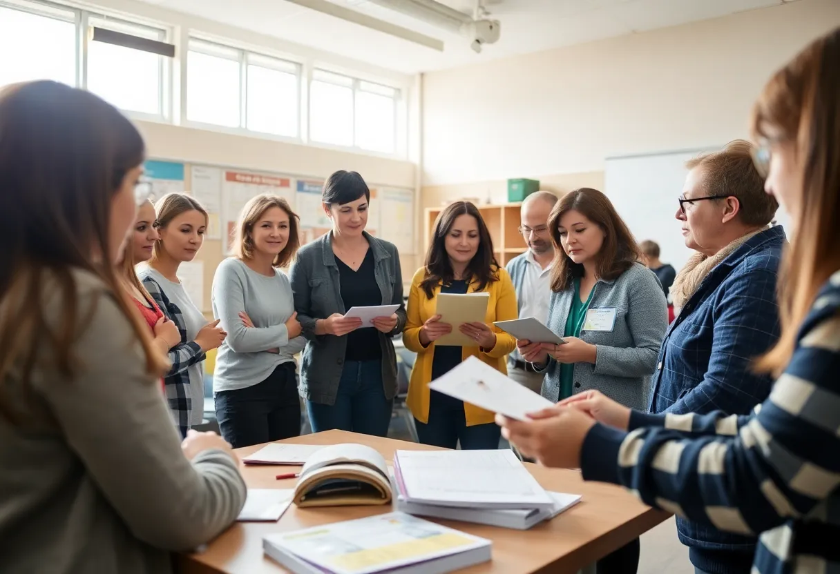 Educators participating in pest management training in Dallas.
