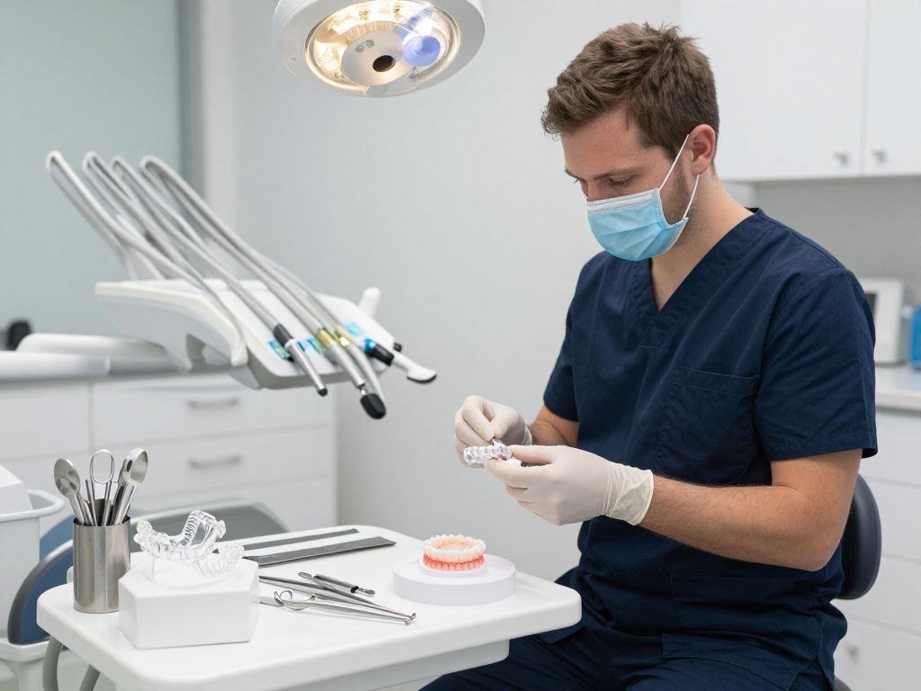 Showcasing advanced flexible partial dentures available in Dallas TX for dental patients.