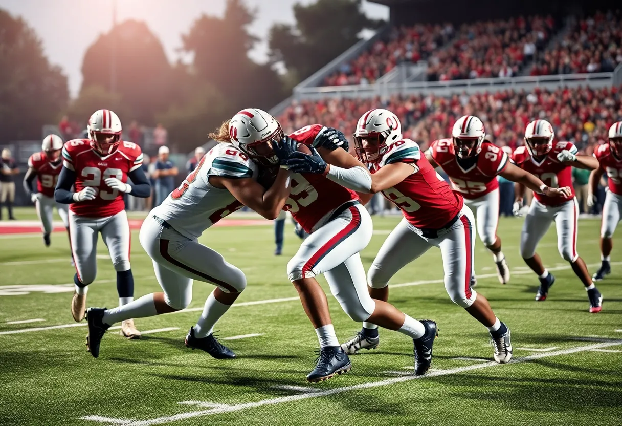Philadelphia Eagles defensive players on the field during a game.