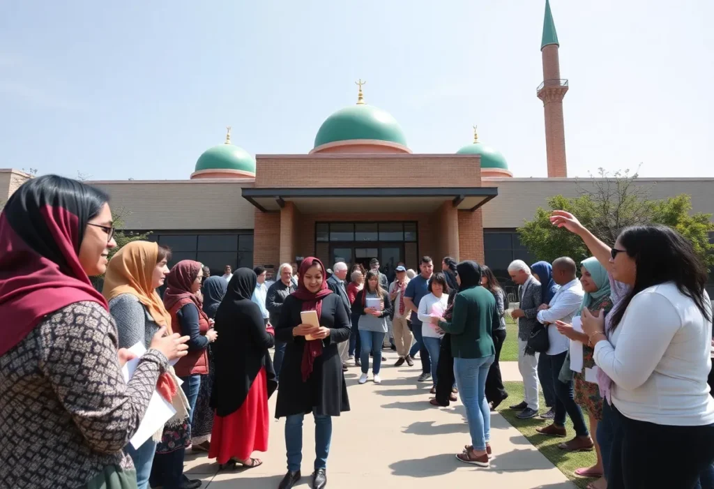 Community outreach event at the East Plano Islamic Center
