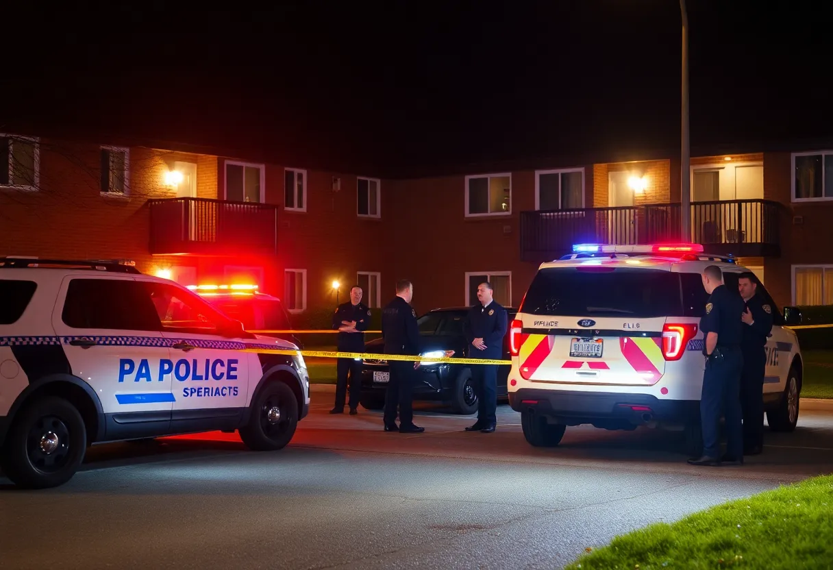 Police investigating a shooting at an apartment complex in Fort Worth