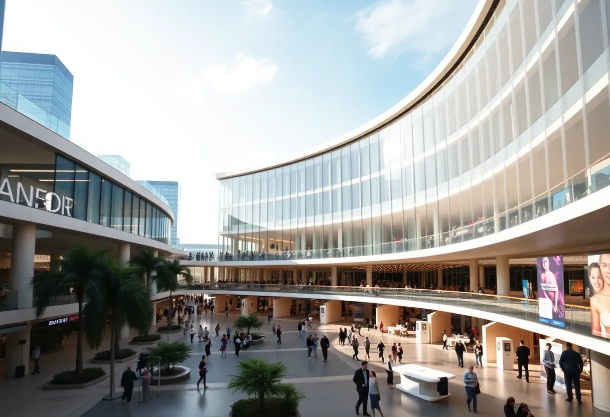 Architectural design of the Fort Worth Convention Center expansion