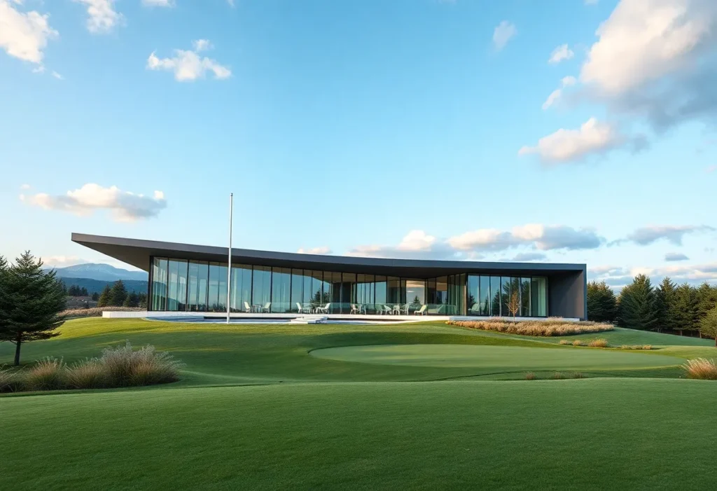 Concept design of modern golf equipment with advanced shafts and clubs