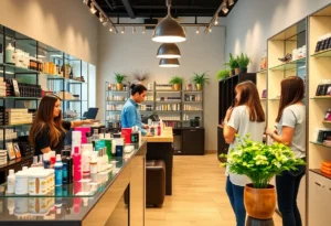 Mary Kay team providing exceptional customer service