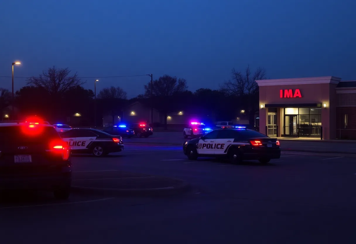 Police responding to a shooting incident in Mesquite, Texas