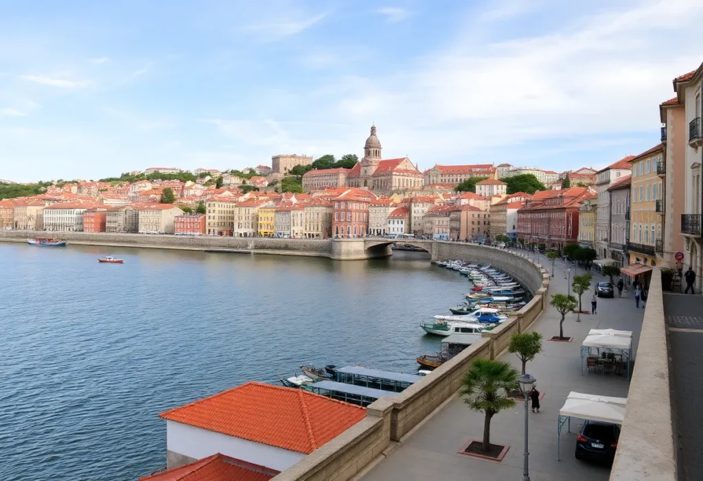 Scenic view of Porto with historic buildings and the Douro River